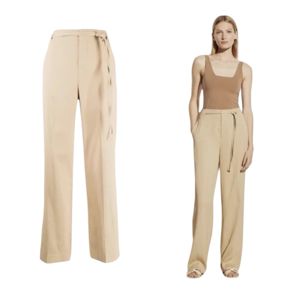 NWT Vince Women's Tan Wide-Leg Pants
